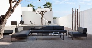 SIT Couch Outdoor modern braun